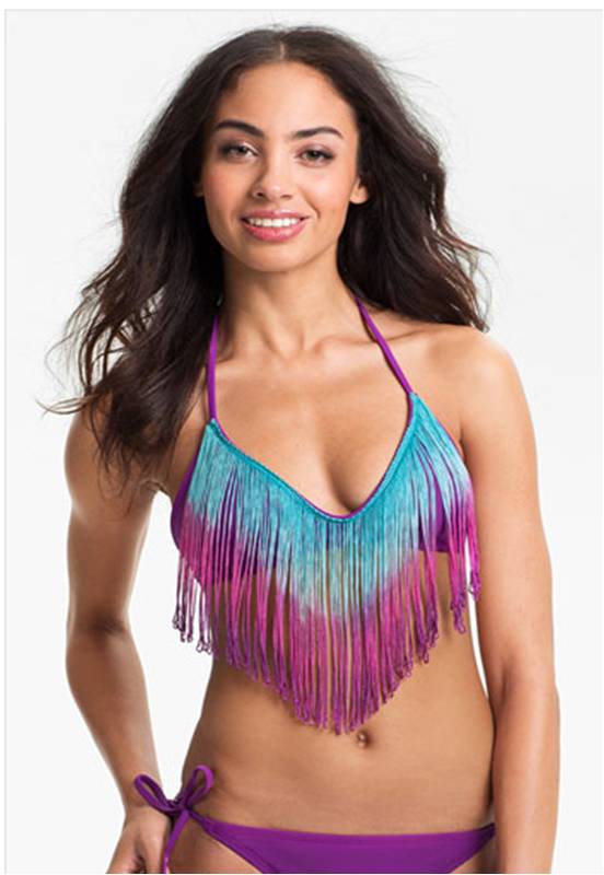 The Bikini Lab Fringed Bikini Top Swimsuits For Your Body Type & Where To Buy Them