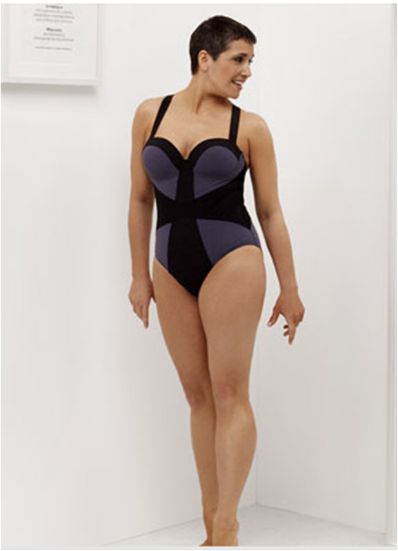 colorblock swimsuit Swimsuits For Your Body Type & Where To Buy Them
