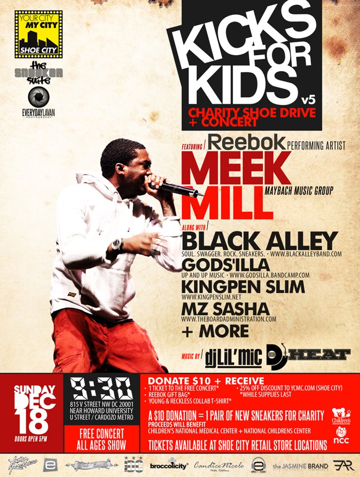 Kicks For Kids 5th Annual Kicks For Kids Charity Shoe Drive & Concert