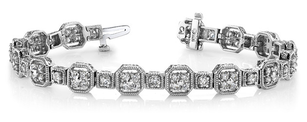 Vintage Squad Square Diamond Bracelet Sponsored Post: Customize Any Jewelry Design And Create Your Own Price