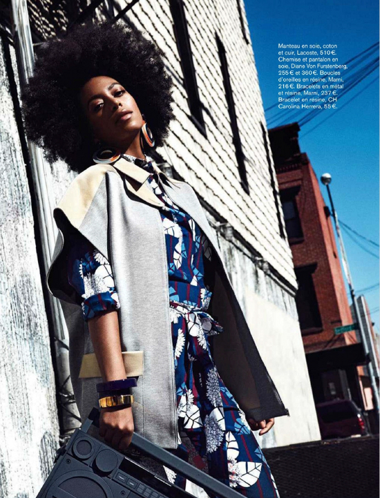 Solange Knowles Glamour 4 Looks We Love: Solange Knowles For Glamour France July 2012