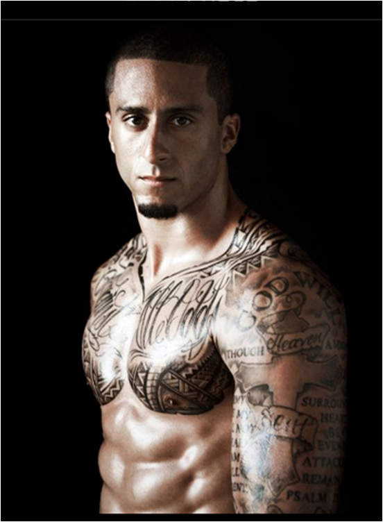 Colin K 1 Looks We Love: Colin Kaepernick Bares All For ESPN The Magazine Body Issue